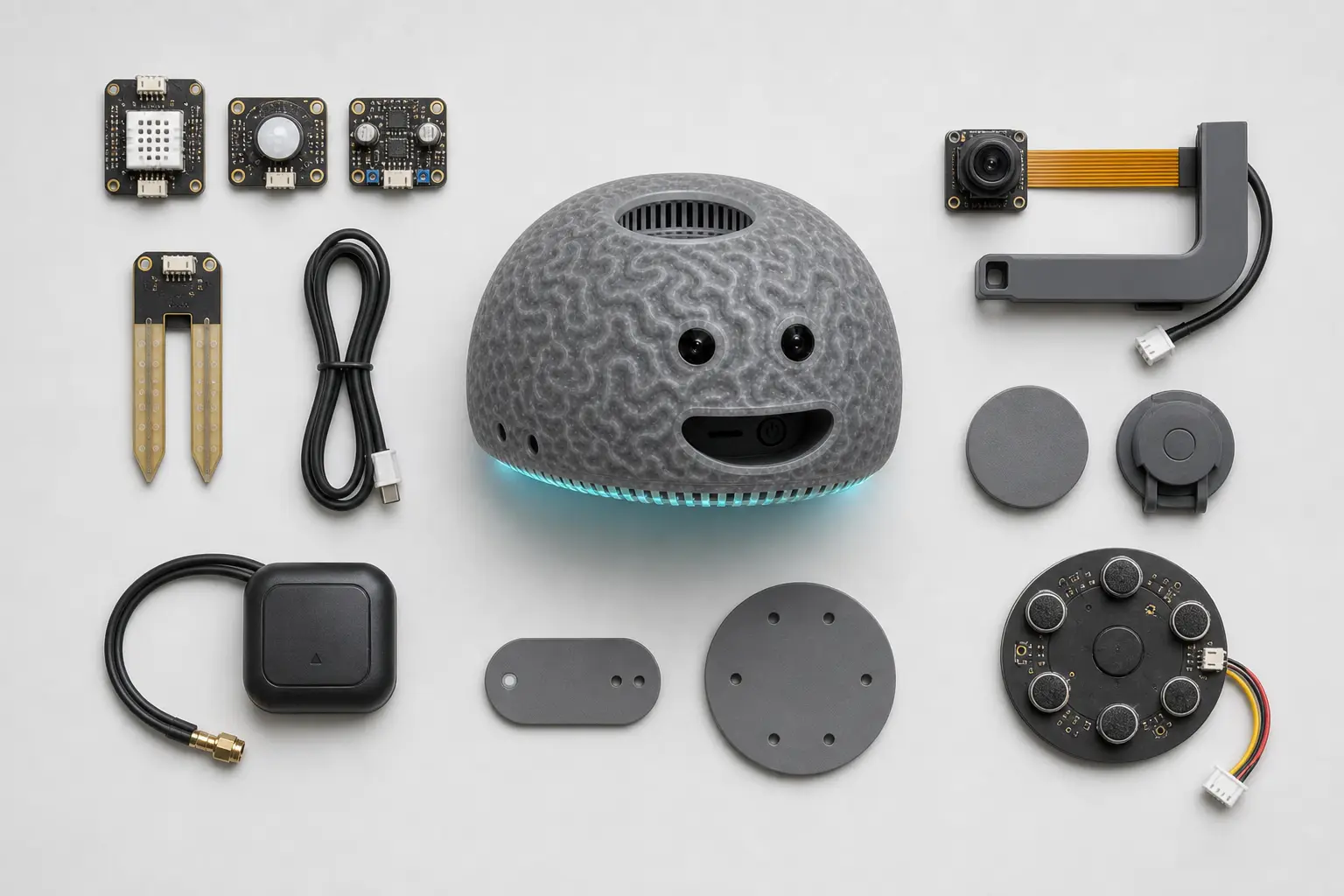 theBRAIN with optional climate, GPS, and slim vision sensor add-ons
